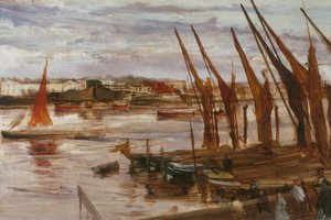 Battersea Reach, c. 1863. finlandès tekijältä James Abbott McNeill Whistler