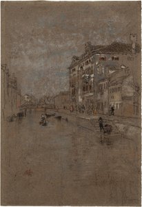 Kanava Venetsiassa (tupakkavarasto) tekijältä James Abbott McNeill Whistler