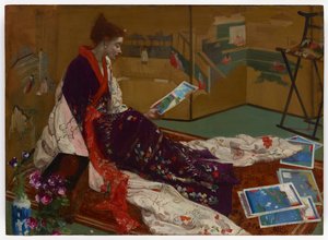Caprice violetissa ja kultaisessa värissä: Kultainen näyttö tekijältä James Abbott McNeill Whistler