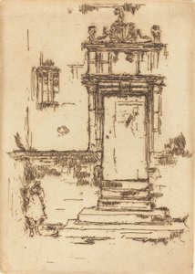 Chapel Doorway, Montresor, 1888. tekijältä James Abbott McNeill Whistler