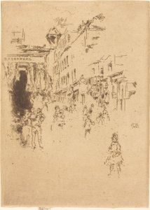 Cutler Street, Hounsditch, 1887. tekijältä James Abbott McNeill Whistler