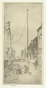 De mast El Màstil Venècia: dotze aiguaforts (títol de la sèrie) finlandès tekijältä James Abbott McNeill Whistler