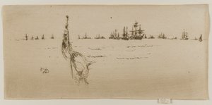 Lipun upotus, 1887. tekijältä James Abbott McNeill Whistler