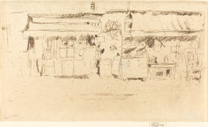 Huonekaluliike, c. 1887. tekijältä James Abbott McNeill Whistler