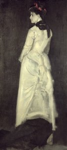 Harmonia lihanvärissä ja mustassa: Muotokuva neiti Louise Joplingista (1843-1933) tekijältä James Abbott McNeill Whistler