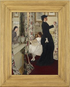 Harmony in Green and Rose: Musiikkihuone, 1860-1861. tekijältä James Abbott McNeill Whistler