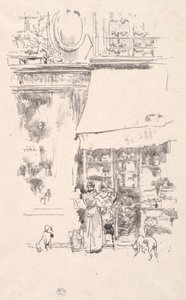 Hedelmämyyjä Rue de Grenellessä, 1874. tekijältä James Abbott McNeill Whistler