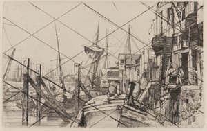 Limehouse, 1859. tekijältä James Abbott McNeill Whistler