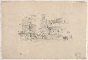 Lindsay Row, Chelsea, 1888. tekijältä James Abbott McNeill Whistler
