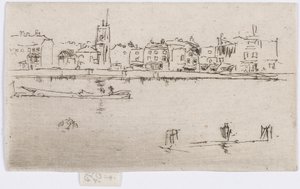 Little Chelsea Memorial, 1887. tekijältä James Abbott McNeill Whistler