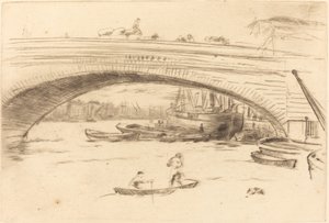 London Bridge, n. 1875. tekijältä James Abbott McNeill Whistler
