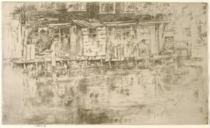 Long House, Dyers, Amsterdam, 1889 tekijältä James Abbott McNeill Whistler