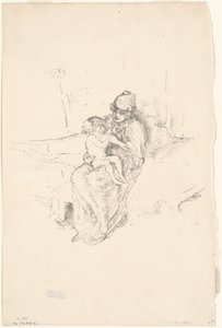 Äiti ja lapsi, nro 1, 18911895, painettu 1904. tekijältä James Abbott McNeill Whistler