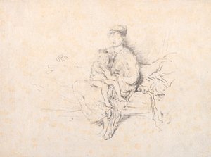 Äiti ja lapsi, nro 2, 1896. tekijältä James Abbott McNeill Whistler