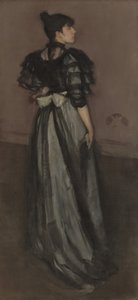 Helmi ja hopea: Andalusialainen, n. 1888--1900 (öljy kankaalle) tekijältä James Abbott McNeill Whistler