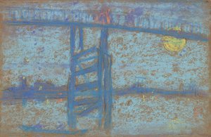 Nocturne: Battersea Bridge, 1872-1873. tekijältä James Abbott McNeill Whistler