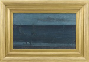 Nokturni: Sininen ja hopea - Bognor, 1871-76 tekijältä James Abbott McNeill Whistler