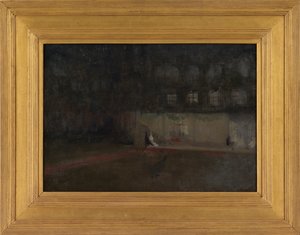 Nocturne: 1872-77 (öljy kankaalle). tekijältä James Abbott McNeill Whistler