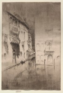 Nokturni: Palatsit, n. 1880. tekijältä James Abbott McNeill Whistler