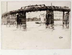 Vanha Battersean silta tekijältä James Abbott McNeill Whistler