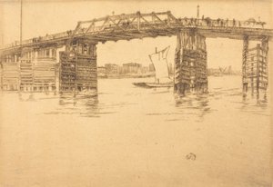 Old Battersea Bridge, 1879. tekijältä James Abbott McNeill Whistler