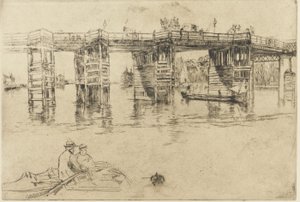 Vanha Putney Bridge tekijältä James Abbott McNeill Whistler