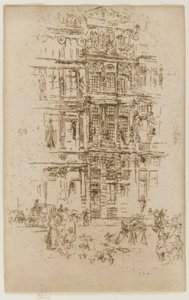 Palatsit, Bryssel, 1887. tekijältä James Abbott McNeill Whistler