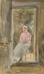 Vaaleanpunainen muistiinpano - kuoritut herneet, 1882-1884. tekijältä James Abbott McNeill Whistler
