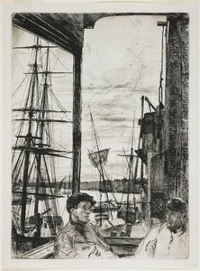 Rotherhithe tekijältä James Abbott McNeill Whistler