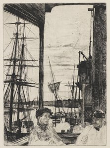 Rotherhithe tekijältä James Abbott McNeill Whistler