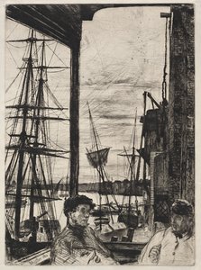 Rotherhithe tekijältä James Abbott McNeill Whistler