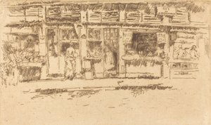Rue de la Rochefoucault, 1893. tekijältä James Abbott McNeill Whistler