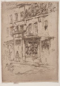 Rue du Buerre, Bryssel. tekijältä James Abbott McNeill Whistler