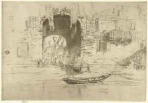 San Biagio Kahdenkymmenenkuuden etsauksen sarja (sarjan nimi) tekijältä James Abbott McNeill Whistler