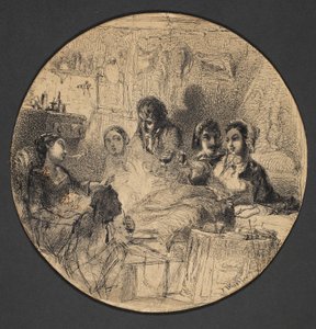Kohtaus Boheemin elämästä, 1855-57 tekijältä James Abbott McNeill Whistler