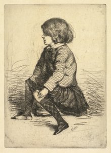 Seymour Haden Jr., istuu. tekijältä James Abbott McNeill Whistler