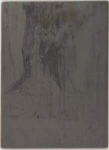 Seymour seisoo puun alla, 1859. tekijältä James Abbott McNeill Whistler