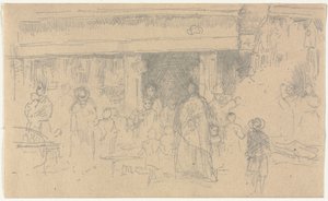 Kauppoja Chesterissä. tekijältä James Abbott McNeill Whistler