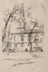 St. Giles-in-the-Fields, 1896. tekijältä James Abbott McNeill Whistler