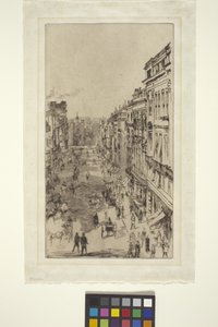 St. James Street (etsaus) tekijältä James Abbott McNeill Whistler