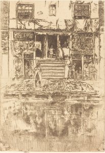 Portaat, Amsterdam, 1889. tekijältä James Abbott McNeill Whistler