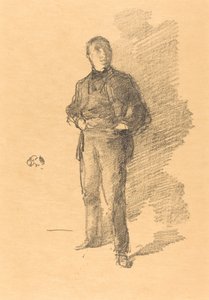 Tutkimus nro 1: Mr. Thomas Way, 1896. tekijältä James Abbott McNeill Whistler