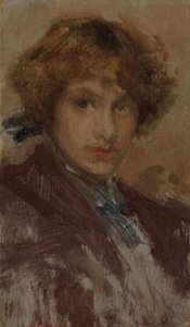 Tutkimus tytön päästä ja hartioista, 189697. tekijältä James Abbott McNeill Whistler