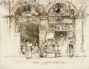 Auringonkukat, Rue des Beaux-Arts, n. 1892–1893 tekijältä James Abbott McNeill Whistler