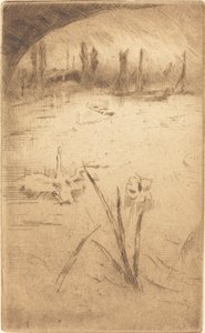 Swan and Iris, julkaistu 1883. tekijältä James Abbott McNeill Whistler