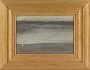 Sinfonia harmaalla: Early Morning, Thames, 1871. tekijältä James Abbott McNeill Whistler