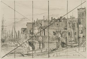 Thamesin poliisi, 1859. tekijältä James Abbott McNeill Whistler
