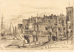 Thamesin poliisi, 1859. tekijältä James Abbott McNeill Whistler
