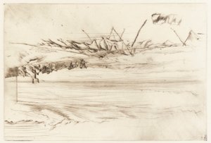 The Beach, Hastings, 1873. tekijältä James Abbott McNeill Whistler