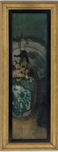 Sinisen tytön fragmentti: Purppura ja sininen, 1872-1876. tekijältä James Abbott McNeill Whistler